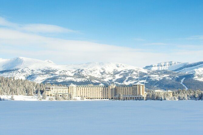 Banff Winter Day Tour: Lake Louise Ski Resort & Abraham Lake - Banff First Stop: A Fast Taste of the Park